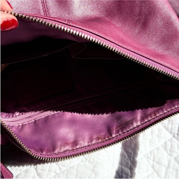 Coach soho hobo bucket buckle bag purple purse oversized crossbody C0968
13882 - Picture 14 of 16